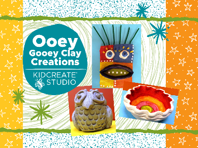 Ooey Gooey Clay Creations Weekly Class (4-10 Years)