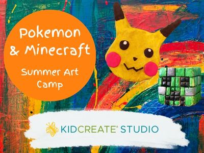 Pokemon & Minecraft Summer Art Camp (6-12 years)